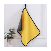 INGENS - Yellow 600 GSM Microfiber Cloth For Automobile ( Pack of 1 )