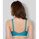 KYODO - Turquoise Cotton Blend Non - Padded Women's Everyday Bra ( Pack of 1 ) - 40B