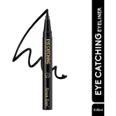 Seven Seas Intense Black Waterproof | Anti-Smudge | Jet Black | Eye Catching Sketch Eyeliner (BLACK)