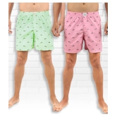 Supersquad Pack of 2 Cotton Mens Boxer- ( Multicolor ) - None