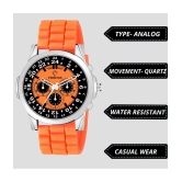 Versatile - Orange Silicon Analog Men's Watch