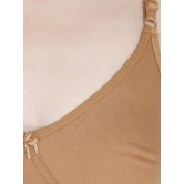 Womens Solid Nude Non-Padded T-Shirt Bra | COOL-skin-1 |-32B / 95% Cotton & 5% Elastane