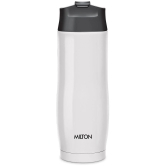 Milton Thermosteel Revive Insulated Hot and Cold Water Bottle, White, 480 mL - White