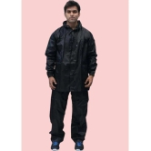 AKTIF Black Polyester Mens Rain Suit ( Pack of 1 ) - S