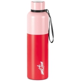 Milton Ancy 1000 Thermosteel Water Bottle, 1.05 Litre, Red | 24 Hours Hot and Cold | Easy to Carry | Rust Proof | Tea | Coffee | Office| Gym | Home | Kitchen | Hiking | Trekking | Travel Bot