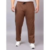 YHA Brown Fleece Mens Trackpants ( Pack of 1 ) - None