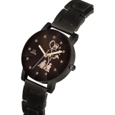 Septem Black Stainless Steel Analog Mens Watch