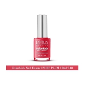 Lotus Make, Up Colorkick Nail Enamel, Pink Lustre 954, Chip Resistant, Glossy Finish, 10ml