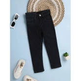 ICONIC ME- Stylish Trendy Kids Boys Black Plain Jeans - None