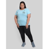 Neo Garments - Turquoise Cotton Regular Fit Womens T-Shirt ( Pack of 1 ) - 5XL