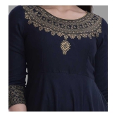 SIPET - Blue Rayon Womens Anarkali Kurti ( Pack of 1 ) - None