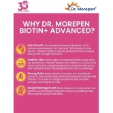 Dr. Morepen Biotin+ With Multivitamin Amla & Green Tea, Bhringraj & Brahmi - 60 Tablets