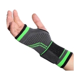 Geeo Gym Gloves for Men Workout - Weight Lifting Workout Gloves with Wrist Support | Provided Full Protection to Palm Breathable | Nylon Padded Gloves Half Finger (Pam Gloves Green) - None