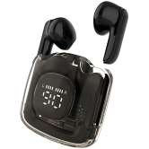 VEhop with Digital Display Bluetooth True Wireless (TWS) In Ear 30 Hours Playback Fast charging,Dual pairing IPX4(Splash & Sweat Proof) Black