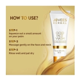 Jovees Herbal Gold Face Wash For Nourished Hydrated And Radiant Glow 100 ml (Pack of 2)