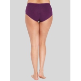 ILRASO - Purple Cotton Solid Women's Hipster ( Pack of 1 ) - None