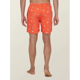 XYXX - Orange Cotton Blend Mens Boxer- ( Pack of 1 ) - None