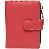 samtroh - PU Red Womens Card Holder ( Pack of 1 ) - Red