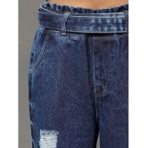 AngelFab - Blue Denim Wide Leg Womens Jeans ( Pack of 1 ) - None