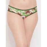 Clovia - Green Nylon Printed Womens Bikini ( Pack of 1 ) - None