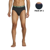 Stretch Plain Mens Briefs Pack of 2 with EVERFRESH Technology