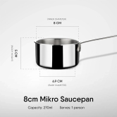 STAHL SAUCE PAN MIKRO 4292  by Mahavir Home Store