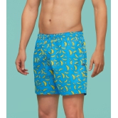 Remix Cotton Boxers Banana Blue L