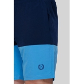 LEEBONEE Blue Polyester Mens Shorts ( Pack of 1 ) - None