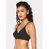 In Shape Lingerie - Black Cotton Non Padded Women's T-Shirt Bra ( Pack of 1 ) - None