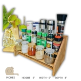 BARISH - Spice Bottle Stand | 2 Step Shelf Pantry Kitchen Countertop Stand Spice Rack Organizer for Cabinet Cupboard Pantry Shelf Kitchen Spice Bottle Rack Holder