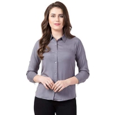 FUNDAY FASHION Women's Solid Full Sleeve Rayon All Purpose Regular Fit Shirt