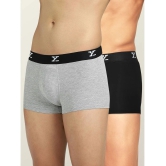 XYXX - Multicolor Modal Mens Trunks ( Pack of 2 ) - None