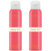 LA FRENCH - LFD_Classy girl Pack of 2_150ml Deodorant Spray for Women 300 ml ( Pack of 2 )