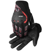 ZAYSOO Full Fingers Nylon Riding Gloves ( Pair of 1 ) - M