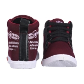 Girls Clubs Boys & Girls Lace Sneakers (Cherry) - None