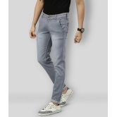 Urbano Fashion - Grey Cotton Blend Slim Fit Mens Jeans ( Pack of 1 ) - None