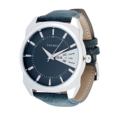 Laurels Leather Analog Mens Watch