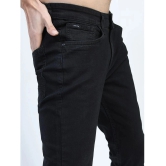 Ketch Slim Fit Cuffed Hem Mens Jeans - Black ( Pack of 1 ) - None