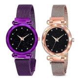 Hala - Multicolor Stainless Steel Analog Womens Watch