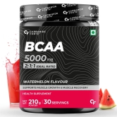 Carbamide Forte BCAA Powder - BCAA with 2:1:1 Ratio for Muscle Growth & Muscle Recovery - For Gym Goers - 210g-Orange