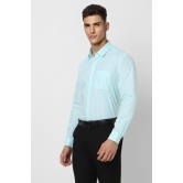 Men Blue Regular Fit Formal Full Sleeves Formal Shirt