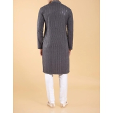 Sequin Chikan Embroidery Kurta