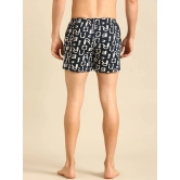 Joven Pack of 3 Cotton Mens Boxer- ( Black ) Boxer Shorts - None