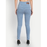 AngelFab - Light Blue Denim Skinny Fit Womens Jeans ( Pack of 1 ) - None