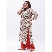 Tissu - Cream Straight Rayon Women''s Stitched Salwar Suit ( Pack of 1 ) - None