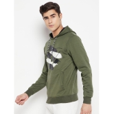 Lycos - Olive Fleece Regular Fit Men's Sweatshirt ( Pack of 1 ) - None