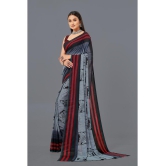 LEELAVATI - Grey Georgette Saree With Blouse Piece ( Pack of 1 ) - Grey