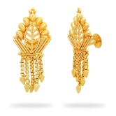 LUV FASHION Golden Chandbalis Earrings ( Pack of 1 ) - Golden