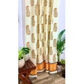 Elegant Block Printed Curtain