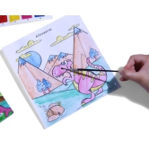 Dinosaurs Coloring Book - Colour Using Paints & Numbers